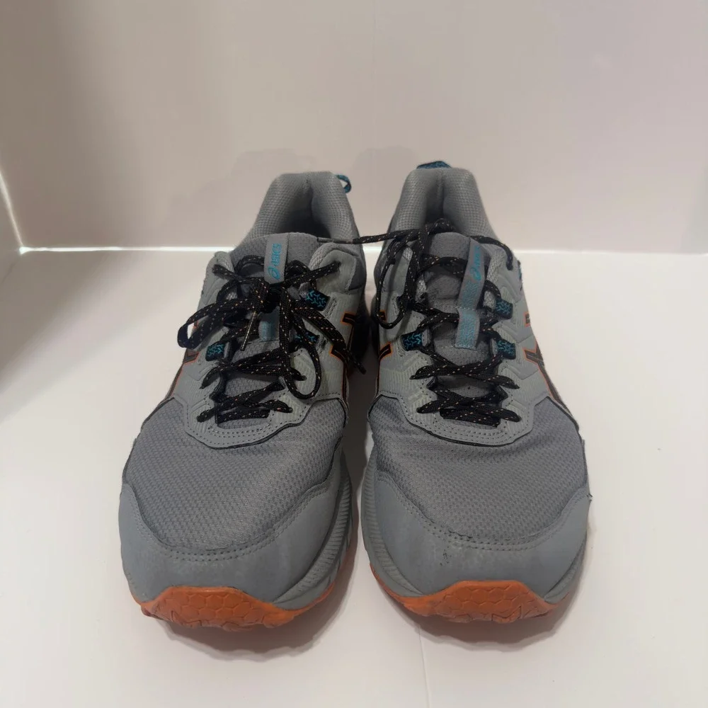 Asics Gel-Venture 9 10.5 Trail Running Shoes Modern Grey Orange BF
